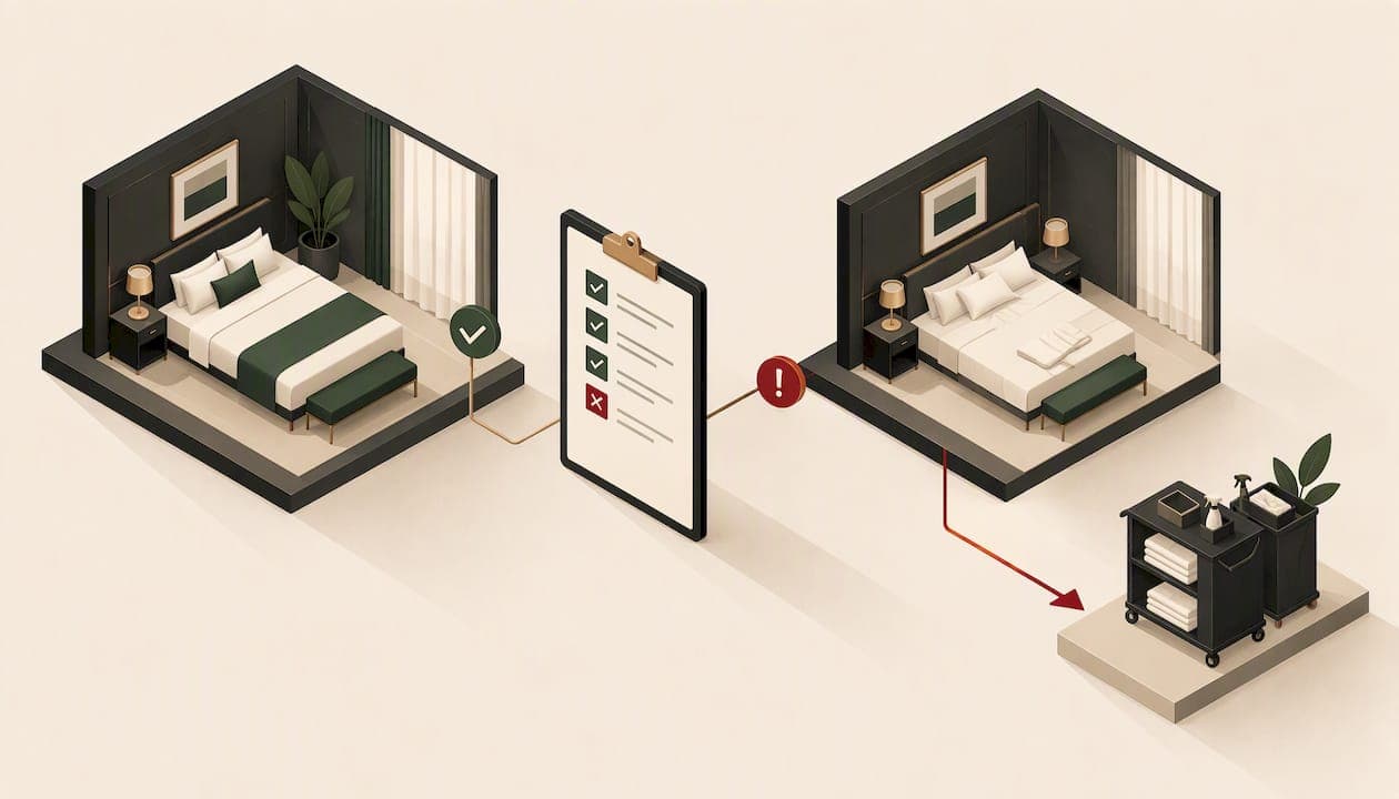 Qualitätskontrolle im Housekeeping: Abnahme, Protokoll und Kennzahlen